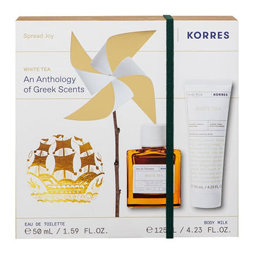 Korres White Tea Gift Set Eau de Toilette & Body Milk